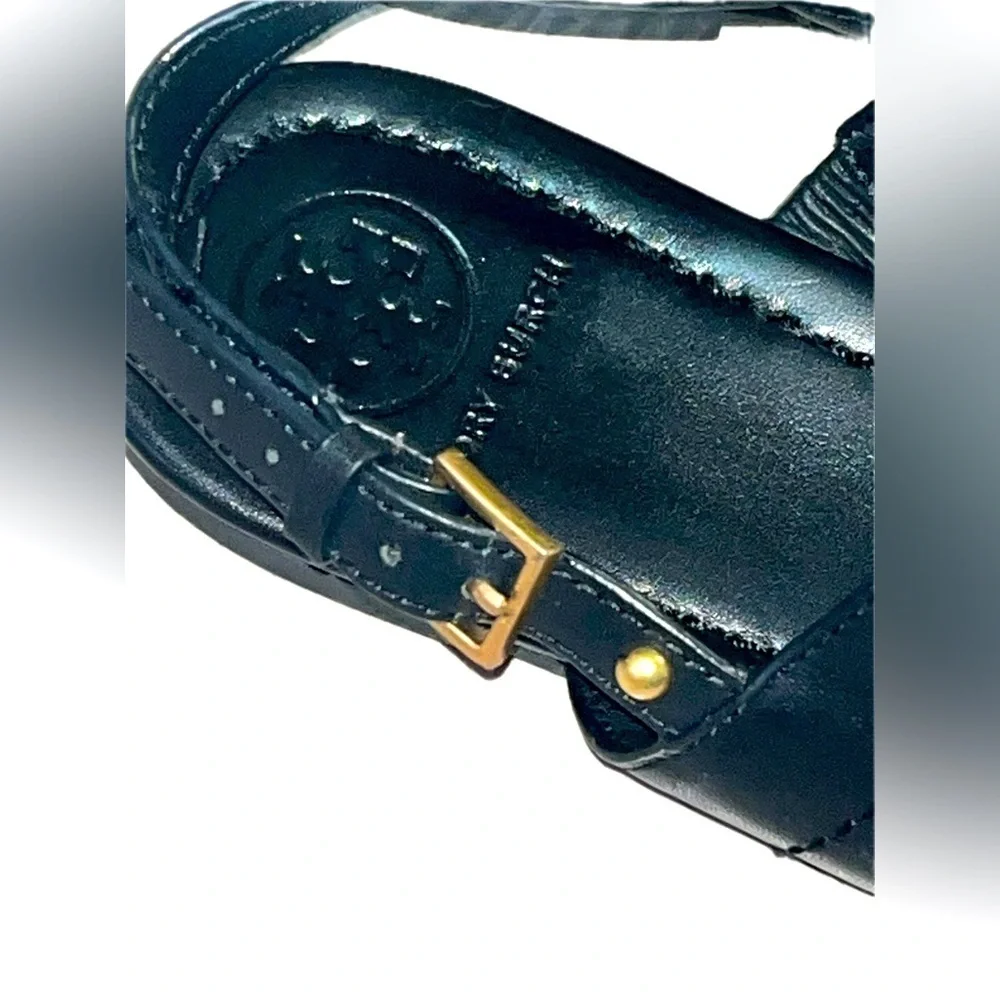Tory Burch 60220 Everly Sandal Perfect Black Size 6.5